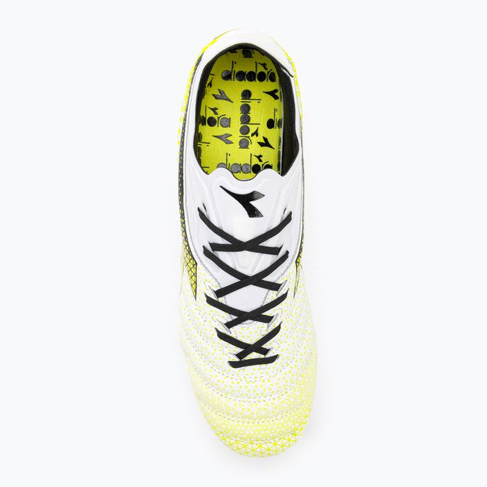 Ανδρικά ποδοσφαιρικά παπούτσια Diadora Brasil Elite Tech GR LPX λευκό/μαύρο/κίτρινο φλούο 6