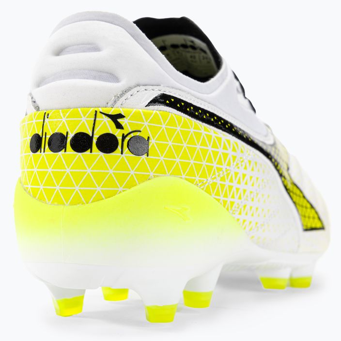 Ανδρικά ποδοσφαιρικά παπούτσια Diadora Brasil Elite Tech GR LPX λευκό/μαύρο/κίτρινο φλούο 9
