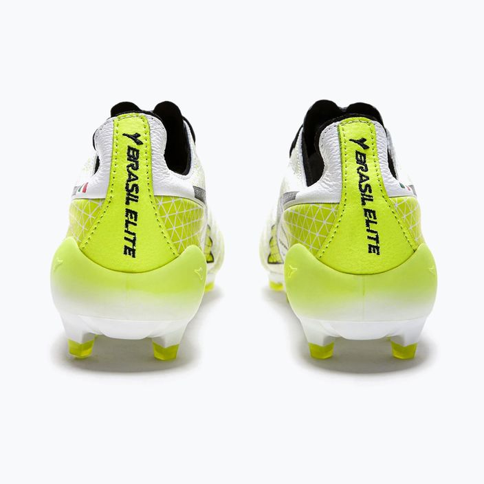 Ανδρικά ποδοσφαιρικά παπούτσια Diadora Brasil Elite Tech GR ITA LPX λευκό/μαύρο/κίτρινο φλούο 12