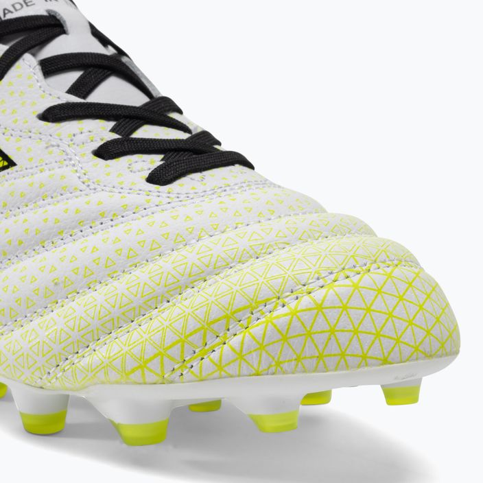 Ανδρικά ποδοσφαιρικά παπούτσια Diadora Brasil Elite Tech GR ITA LPX λευκό/μαύρο/κίτρινο φλούο 7