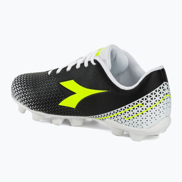 Παιδικά ποδοσφαιρικά παπούτσια Diadora Pichichi 6 MD JR μαύρο/κίτρινο φλούο/λευκό 3