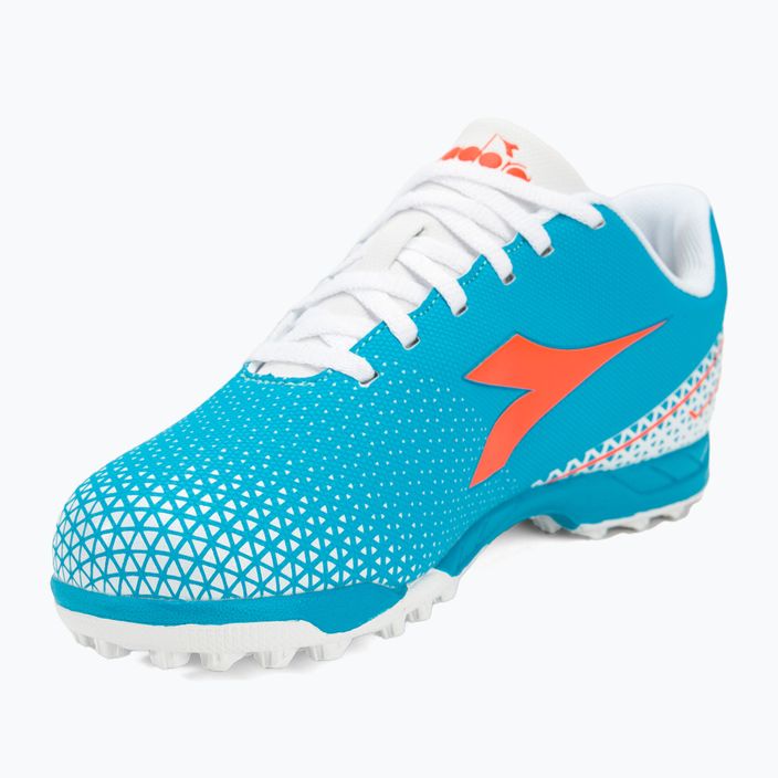 Παιδικά ποδοσφαιρικά παπούτσια Diadora Pichichi 6 TF JR μπλε φλούο/λευκό/πορτοκαλί 7