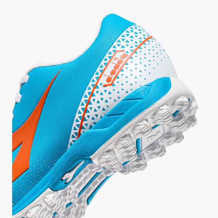 Παιδικά ποδοσφαιρικά παπούτσια Diadora Pichichi 6 TF JR μπλε φλούο/λευκό/πορτοκαλί 13