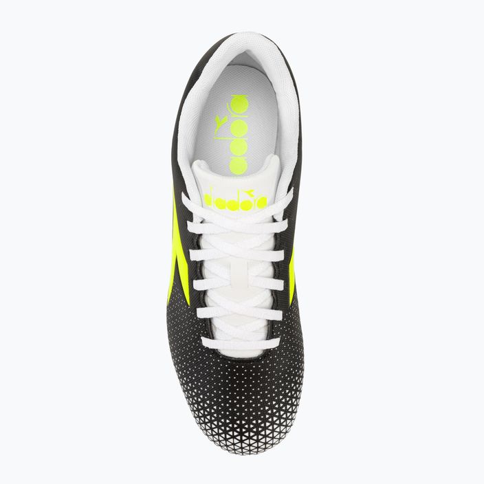 Ανδρικά ποδοσφαιρικά παπούτσια Diadora Pichichi 6 MG14 μαύρο/κίτρινο φλούο/λευκό 5