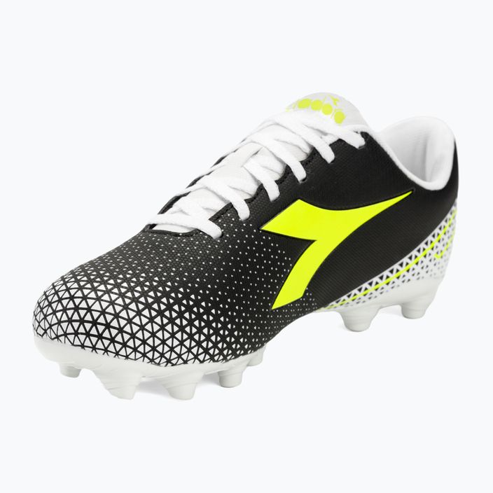 Ανδρικά ποδοσφαιρικά παπούτσια Diadora Pichichi 6 MG14 μαύρο/κίτρινο φλούο/λευκό 7