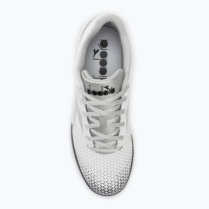 Ανδρικά ποδοσφαιρικά παπούτσια Diadora Pichichichi 6 TFR λευκό/ασημί/μαύρο 5