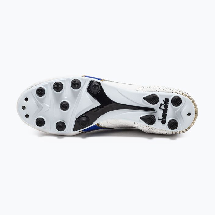 Ανδρικά ποδοσφαιρικά παπούτσια Diadora Brasil Italy OG GR LT+ MDPU λευκό/μπλε/χρυσό 10