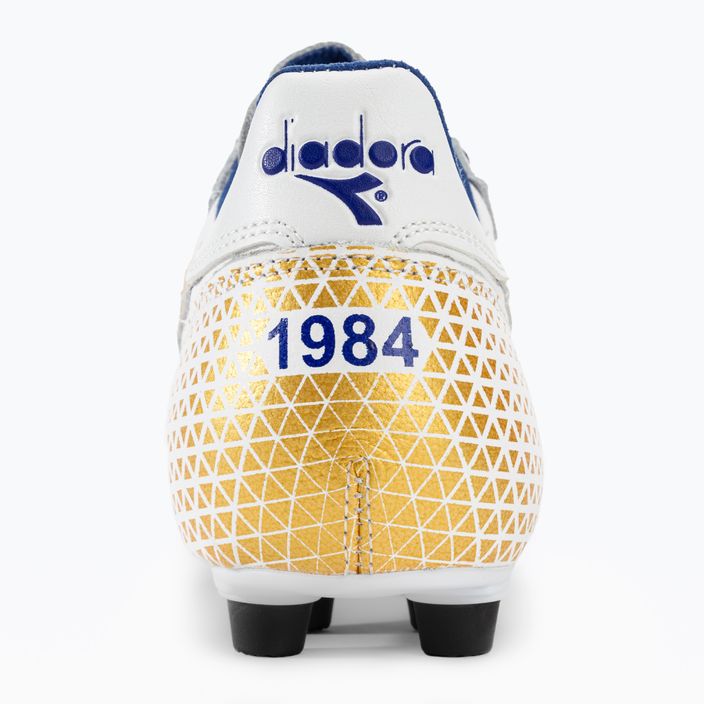Ανδρικά ποδοσφαιρικά παπούτσια Diadora Brasil Italy OG GR LT+ MDPU λευκό/μπλε/χρυσό 6