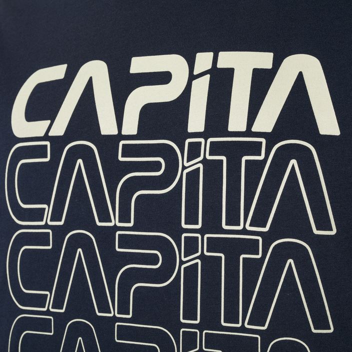 CAPiTA Worm washed navy T-shirt 3