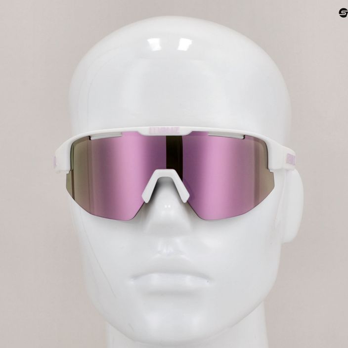Bliz Matrix S3 ματ λευκό μοβ λογότυπο / καφέ ροζ πολυ 52304-04 γυαλιά ποδηλασίας 7