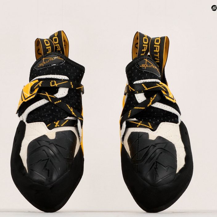 La Sportiva ανδρικά παπούτσια αναρρίχησης Solution λευκό και κίτρινο 20G000100 19