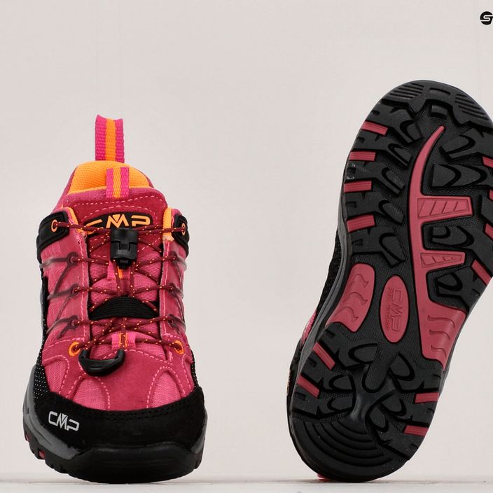 CMP παιδικές μπότες πεζοπορίας Rigel Low Wp ροζ 3Q54554/06HE 12