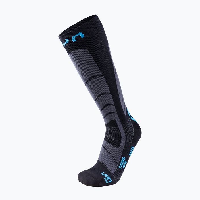 Ανδρικές κάλτσες σκι UYN Ski Touring black/azure 5