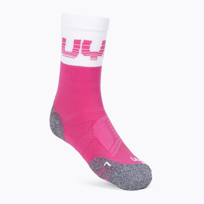 Γυναικείες κάλτσες ποδηλασίας UYN Light pink/white