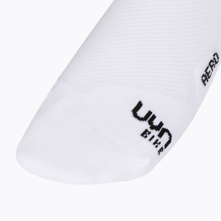Ανδρικές κάλτσες ποδηλασίας UYN Aero white/black 3