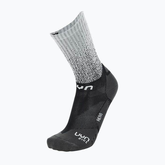 Ανδρικές κάλτσες ποδηλασίας UYN Aero white/black 4