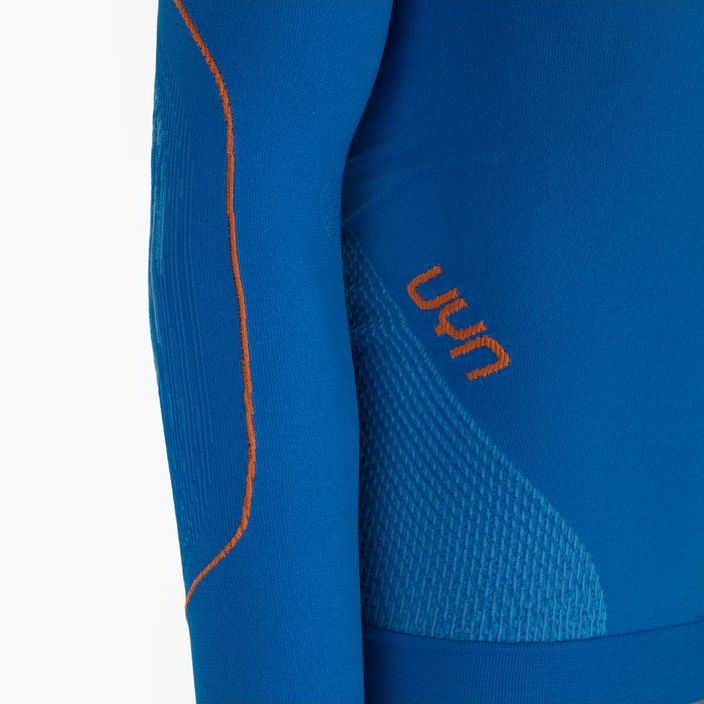 Ανδρικό θερμικό φούτερ UYN Evolutyon UW Shirt blue/blue/orange shiny 3