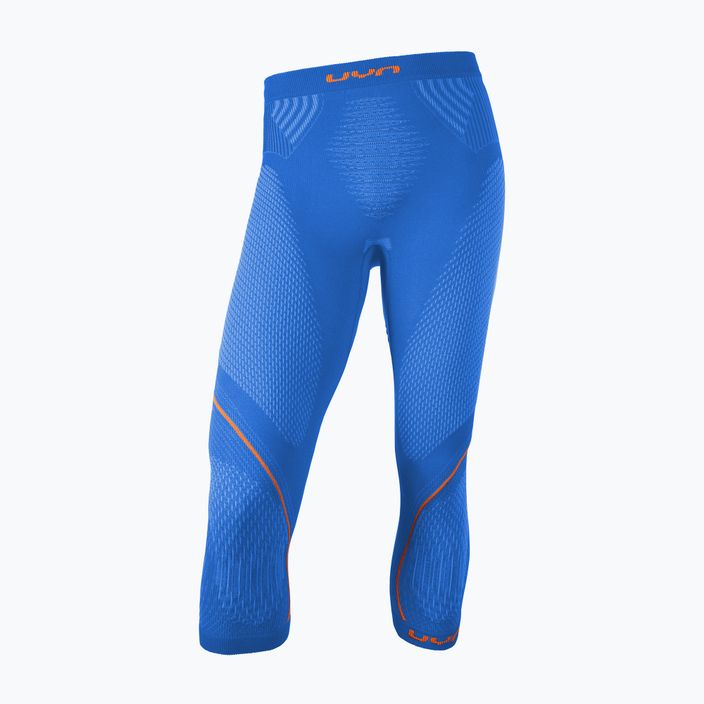 Ανδρικό θερμοενεργό παντελόνι UYN Evolutyon UW Medium blue/blue/orange shiny 9