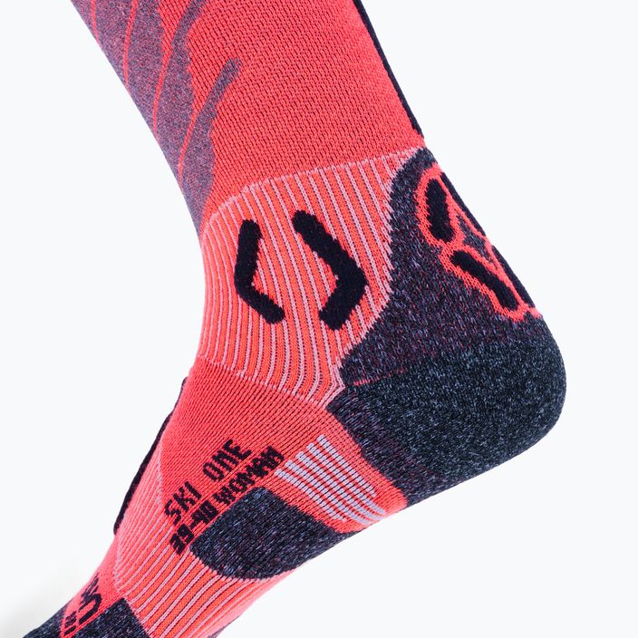 Γυναικείες κάλτσες σκι UYN Ski One Merino ροζ/μαύρο 3