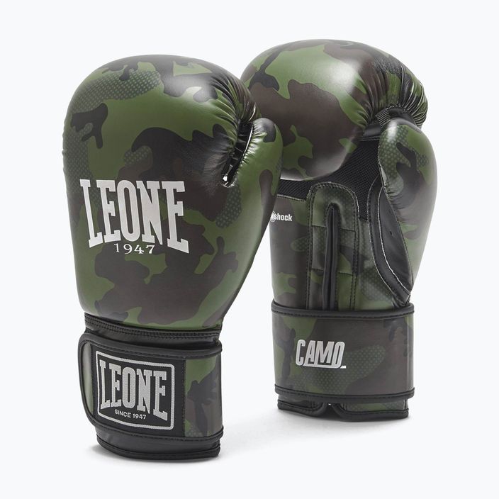 Γάντια πυγμαχίας LEONE 1947 Camo πράσινα GN324 7
