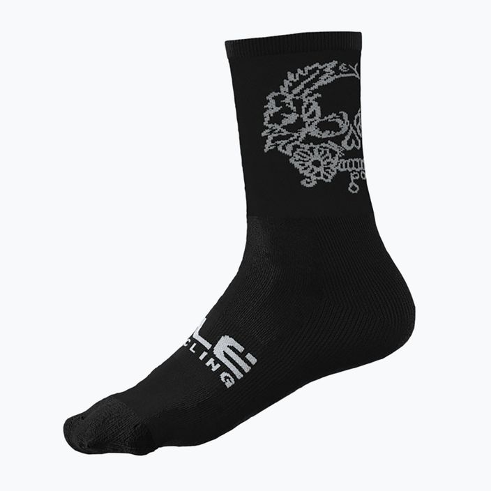 Alé Skull κάλτσες ποδηλασίας μαύρες L21182401 5