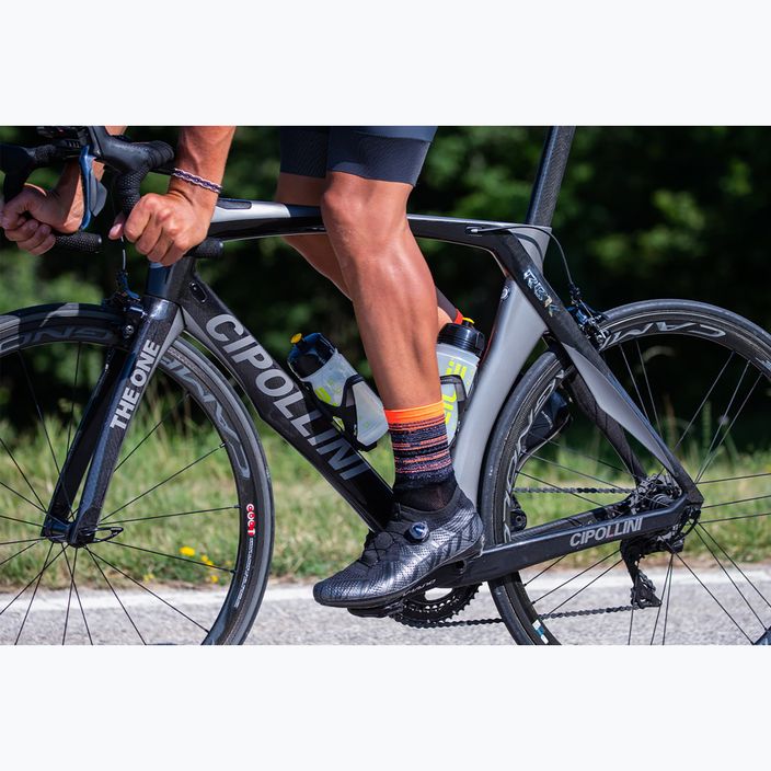 Alé Scanner ποδηλατικές κάλτσες μαύρο και πορτοκαλί L21181529 5
