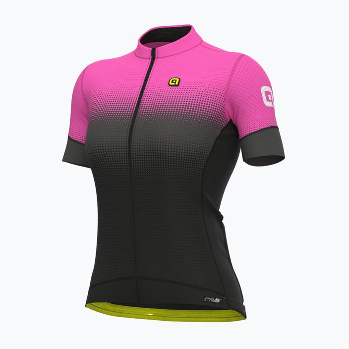 Γυναικεία ποδηλατική φανέλα Alé Gradient μαύρο/ροζ L22175543