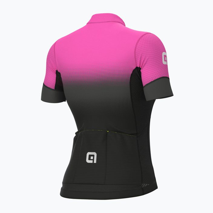 Γυναικεία ποδηλατική φανέλα Alé Gradient μαύρο/ροζ L22175543 2