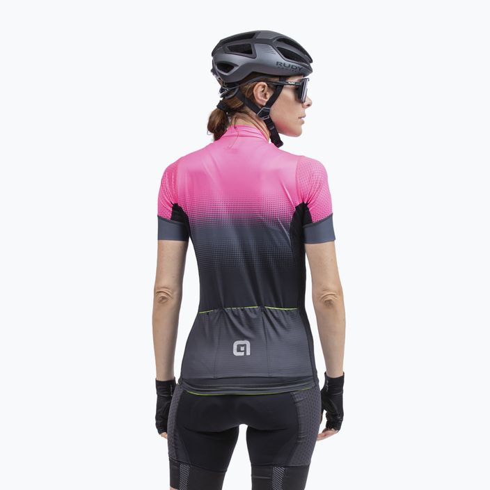 Γυναικεία ποδηλατική φανέλα Alé Gradient μαύρο/ροζ L22175543 4