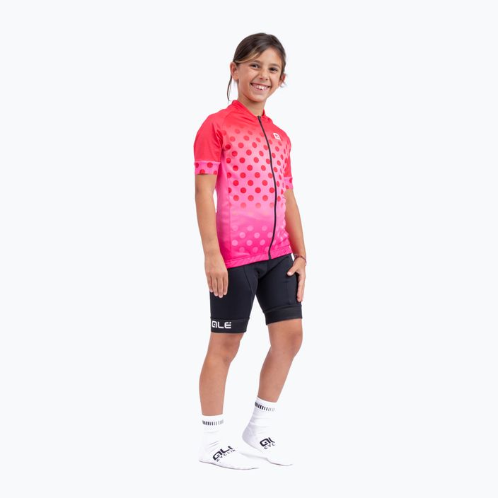 Alé Maglia MC Bubble ροζ παιδική φανέλα ποδηλασίας L22227405 5