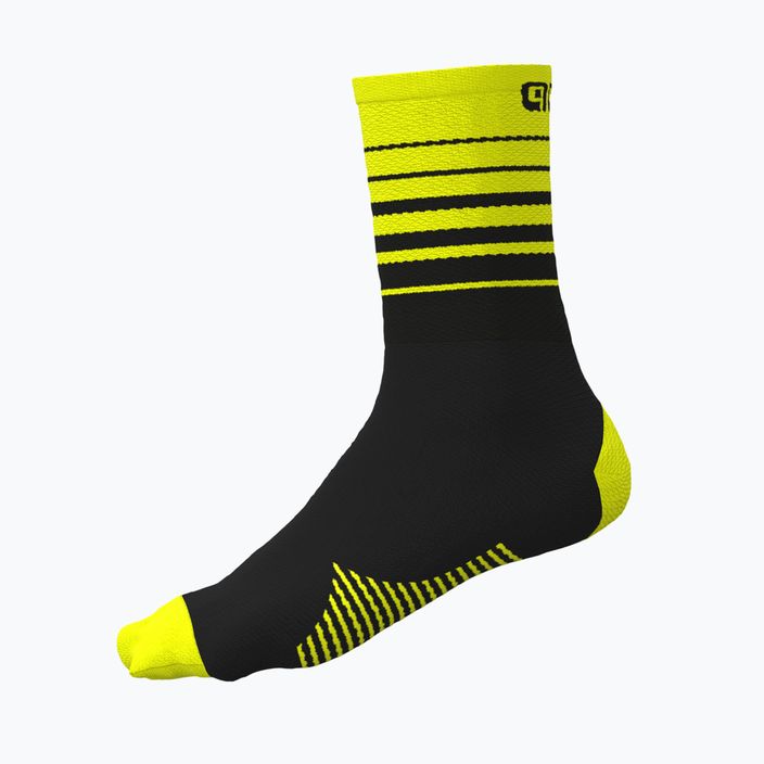Alé One κάλτσες ποδηλασίας μαύρες και κίτρινες L22217460 5
