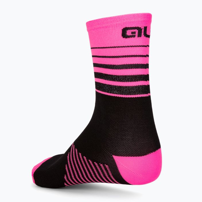 Alé κάλτσες ποδηλασίας μαύρες και ροζ One L22217543 2