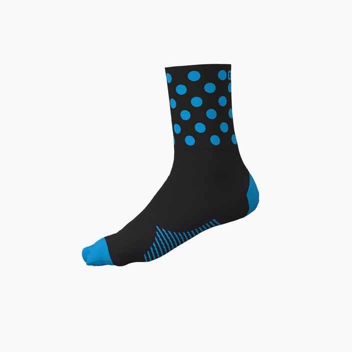 Alé Bubble μαύρο-μπλε κάλτσες ποδηλασίας L22229461 4