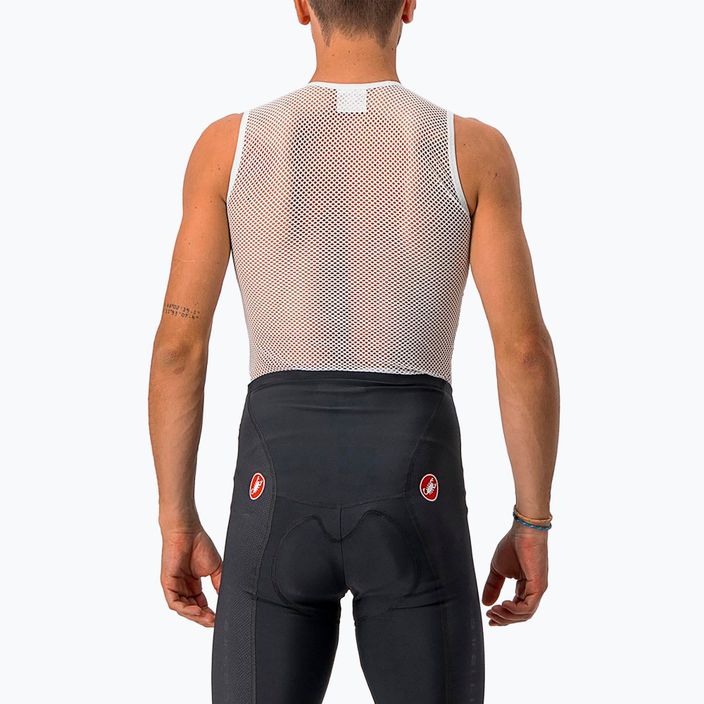 Ανδρική Castelli Core Mesh 3 αμάνικη φανέλα ποδηλασίας λευκό 2