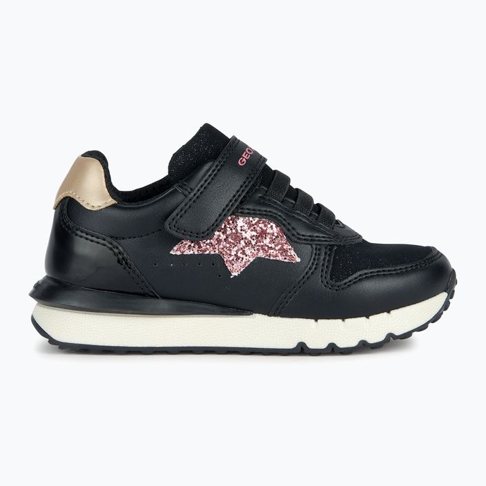 Geox Fastics παιδικά παπούτσια μαύρο/σκούρο ροζ 8