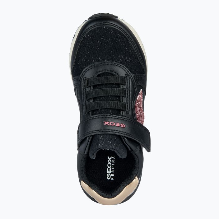 Geox Fastics παιδικά παπούτσια μαύρο/σκούρο ροζ 11