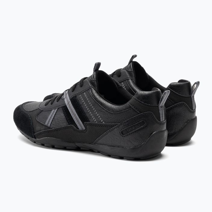 Geox Ravex μαύρο/ανθρακί παπούτσια 3