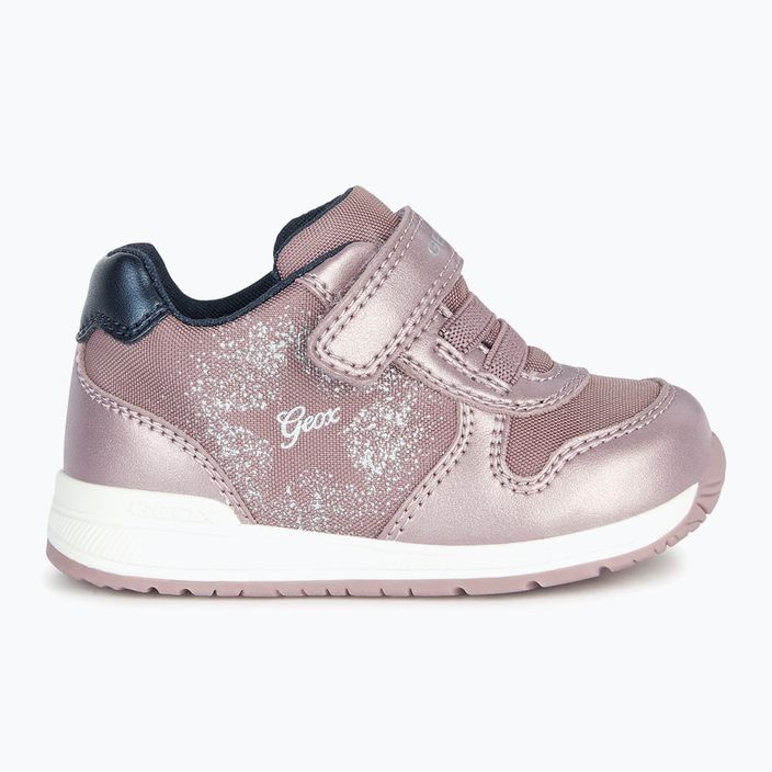 Geox Rishon σκούρο ροζ/μαύρο παιδικά παπούτσια 8