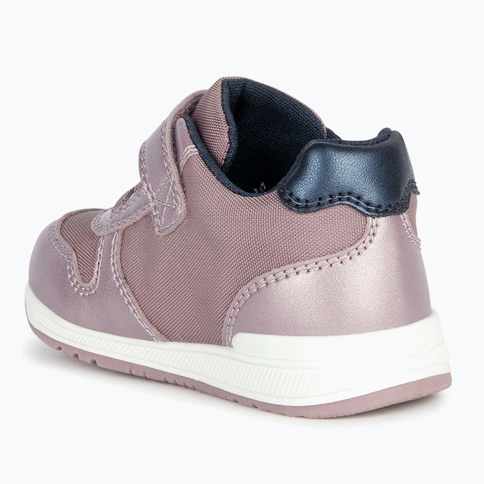 Geox Rishon σκούρο ροζ/μαύρο παιδικά παπούτσια 9