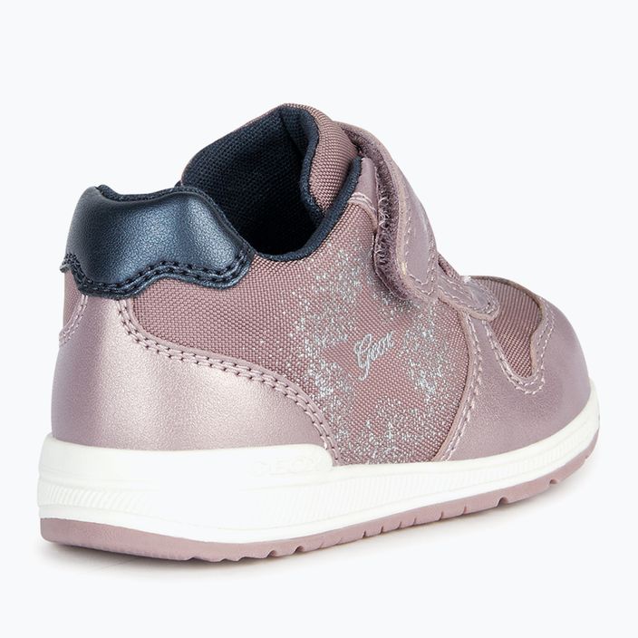 Geox Rishon σκούρο ροζ/μαύρο παιδικά παπούτσια 10