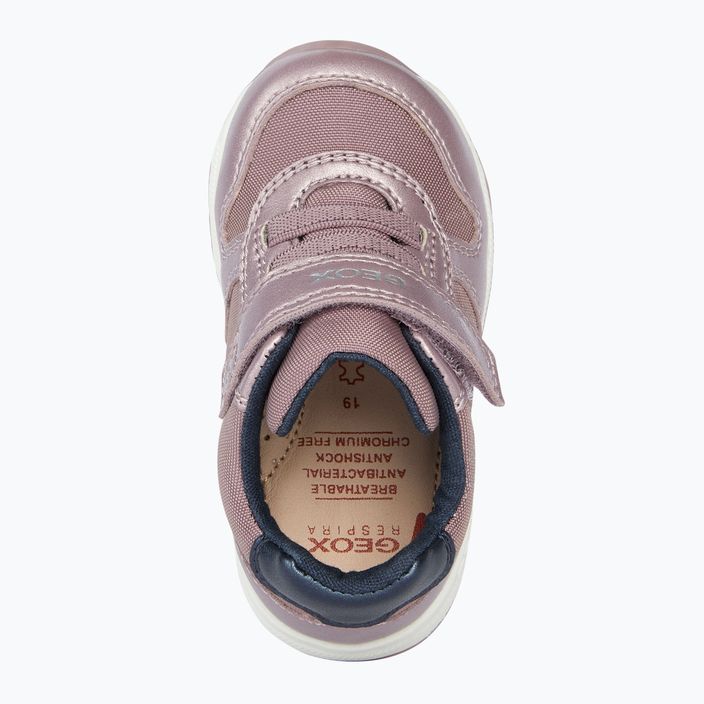 Geox Rishon σκούρο ροζ/μαύρο παιδικά παπούτσια 11