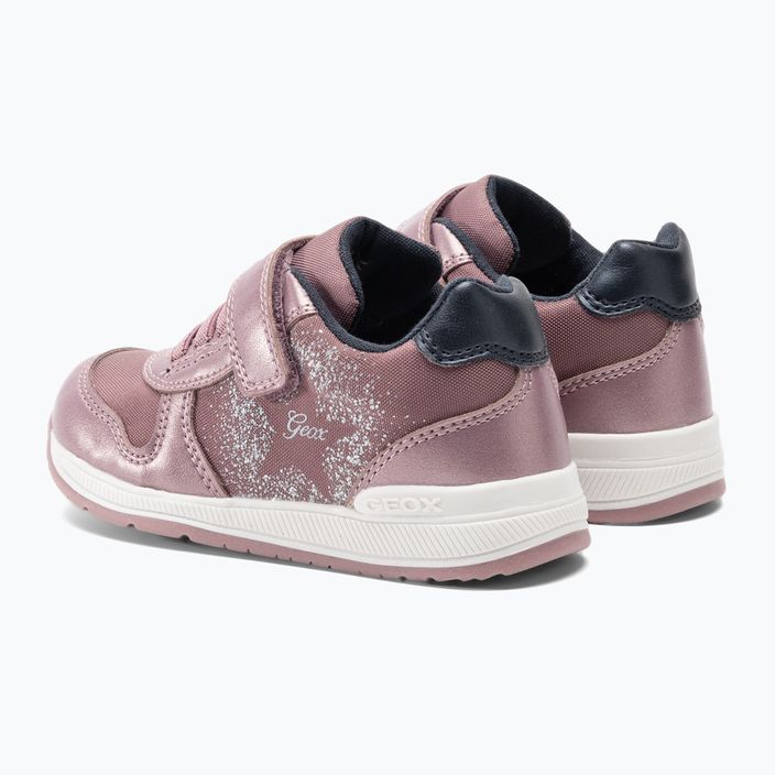 Geox Rishon σκούρο ροζ/μαύρο παιδικά παπούτσια 3