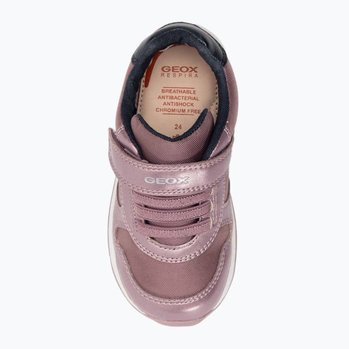 Geox Rishon σκούρο ροζ/μαύρο παιδικά παπούτσια 6