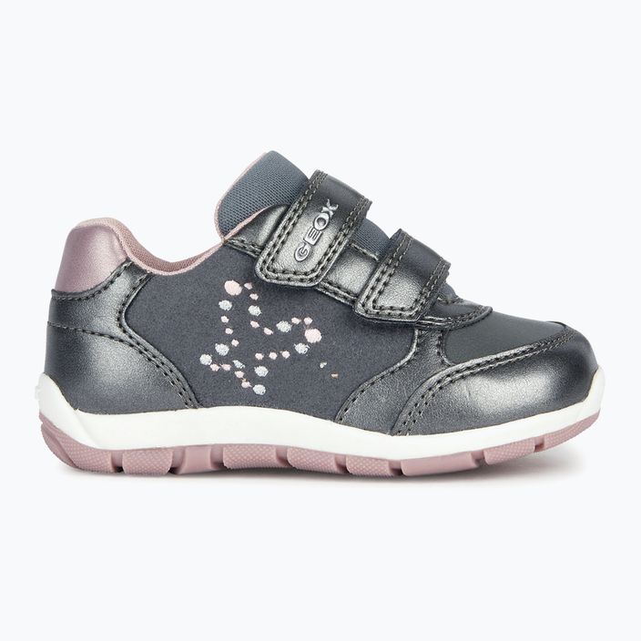 Geox Heira παιδικά παπούτσια σκούρο γκρι/σκούρο ροζ 8