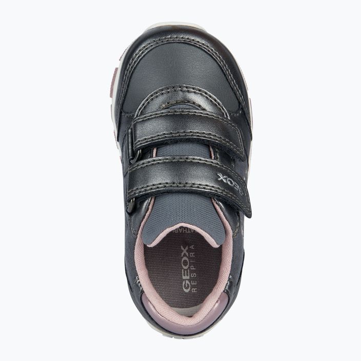 Geox Heira παιδικά παπούτσια σκούρο γκρι/σκούρο ροζ 11