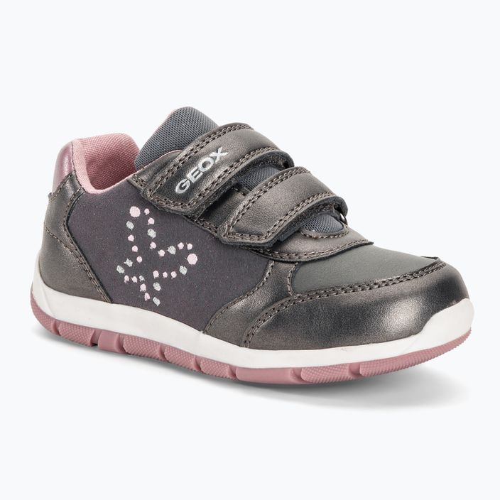 Geox Heira παιδικά παπούτσια σκούρο γκρι/σκούρο ροζ