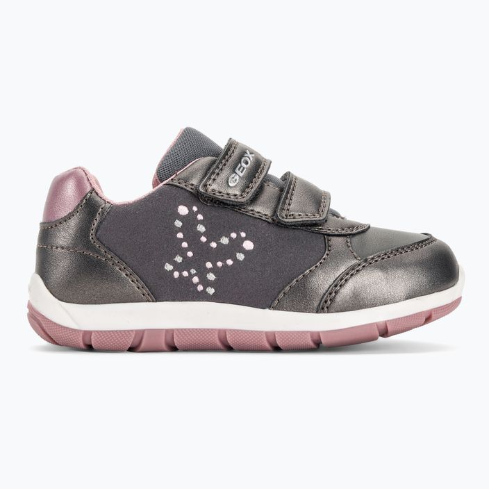 Geox Heira παιδικά παπούτσια σκούρο γκρι/σκούρο ροζ 2
