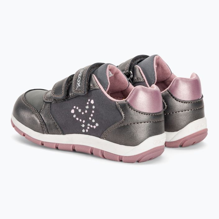 Geox Heira παιδικά παπούτσια σκούρο γκρι/σκούρο ροζ 3