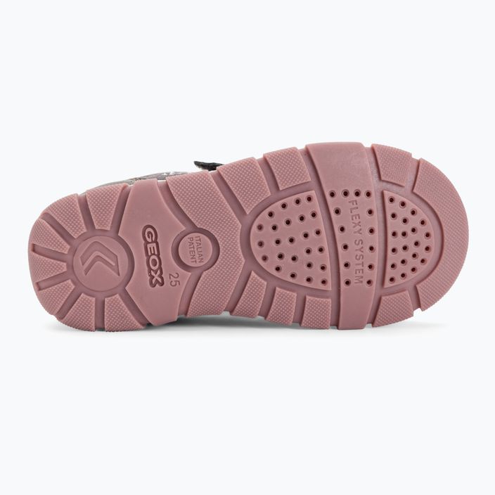 Geox Heira παιδικά παπούτσια σκούρο γκρι/σκούρο ροζ 5
