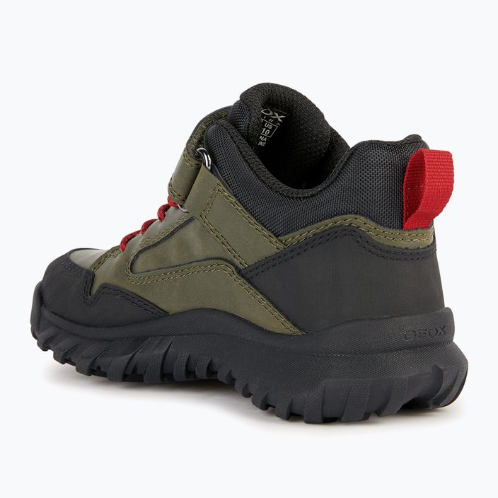 Geox Simbyos Abx junior παπούτσια σκούρο πράσινο/κόκκινο 9